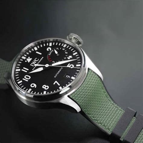 iwc green strap|iwc strap catalogue.